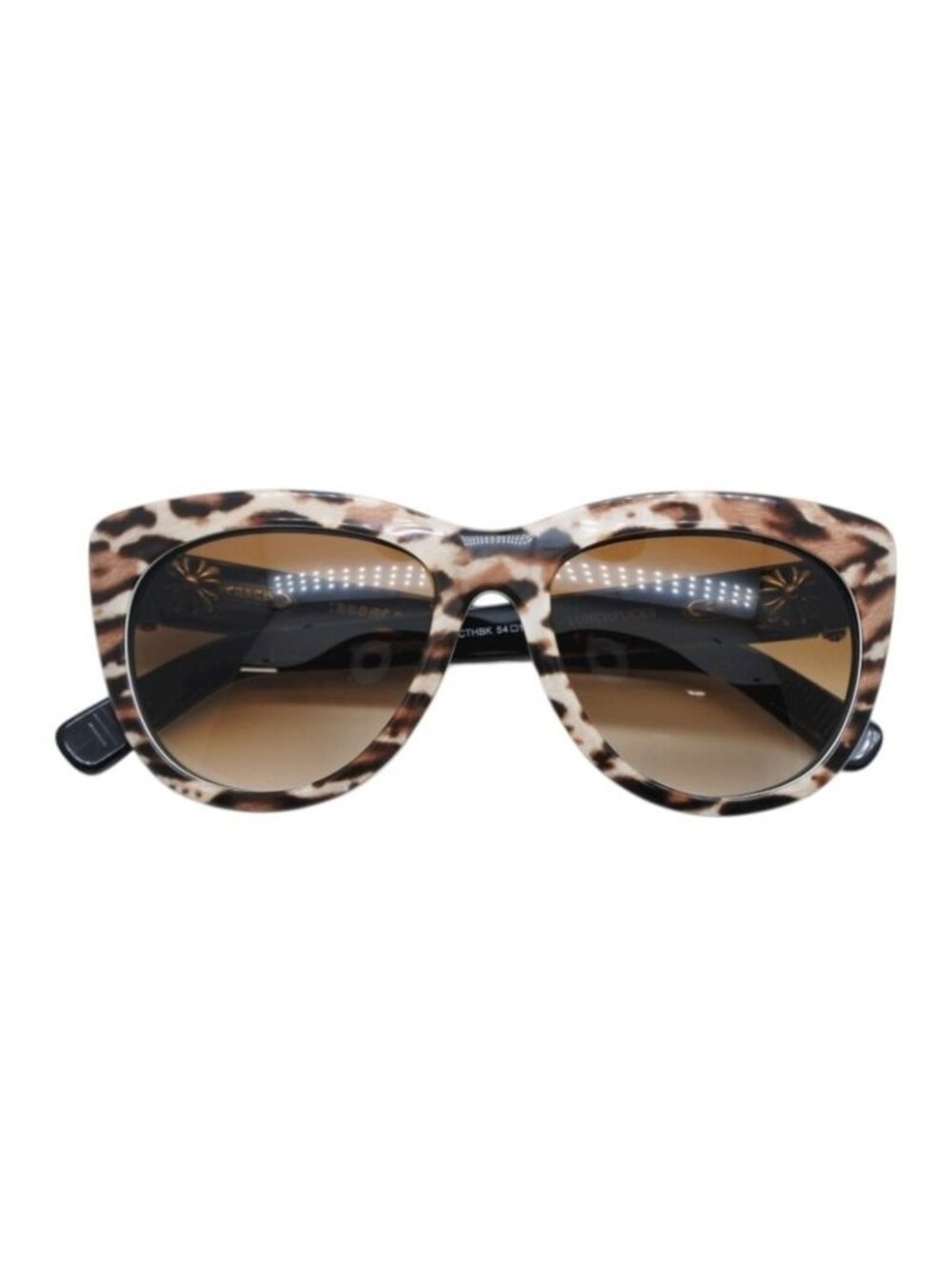 Chrome Hearts Lunchfax Sunglasses Eyewear 54 Leopard Print